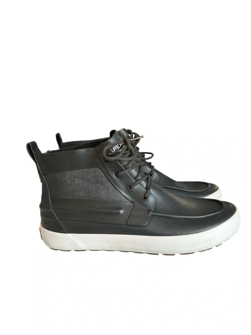 Men’s Sperry High Top Water-Resistant Rubber Sneakers -Size 10